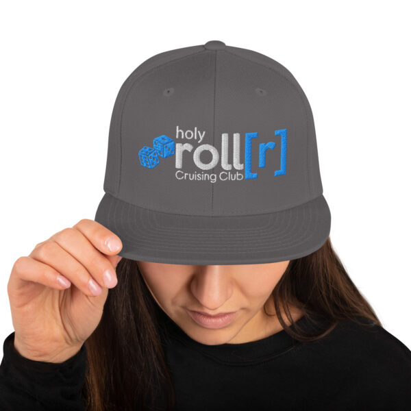 holy roll[r] cruising club BLUE DICE Hat - Image 13