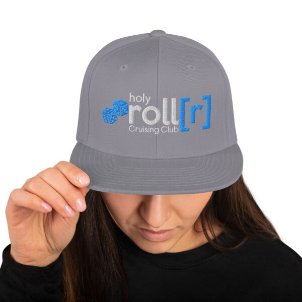 holy roll[r] cruising club BLUE DICE Hat - Image 16