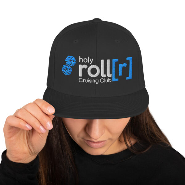 holy roll[r] cruising club BLUE DICE Hat - Image 31
