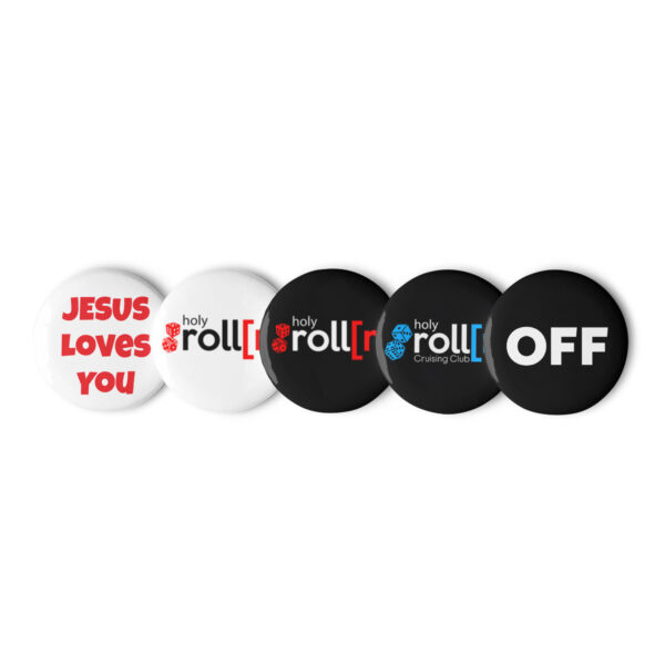 Set of pin buttons - Image 2